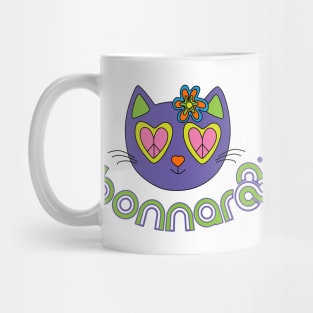 Bonnaroo music festival hippie cat ready to Roo Mug